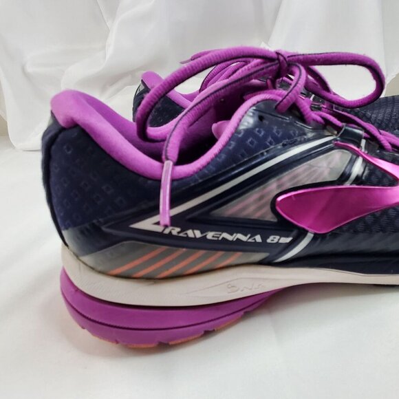 Brooks Ravenna 8 Women's Size 9.5 Medium (B) High Performance Running Shoes Purp - Picture 11 of 16